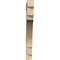Ekena Millwork Merced Block Rough Sawn Bracket, Douglas Fir, 4"W x 38"D x 38"H BKT04X38X38MRC05RDF - alternate 3